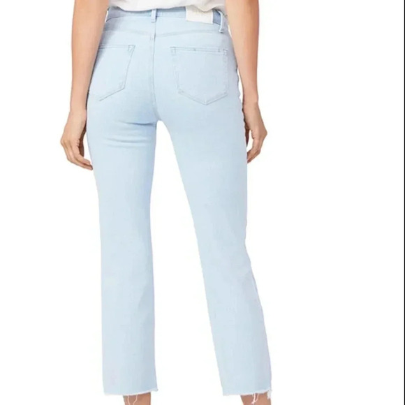 Paige Cindy Crop Light Wash Kokomo Live Hem Jeans Size 31 - Picture 2 of 12